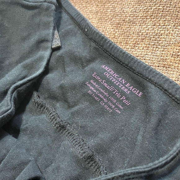 American Eagle Black Strapless Halter Top — Size XS - Picture 2 of 3